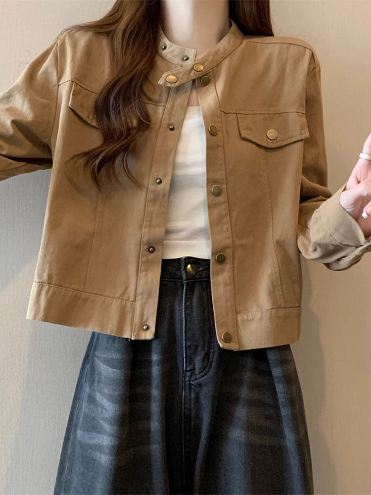 H3017 stylish trench coat