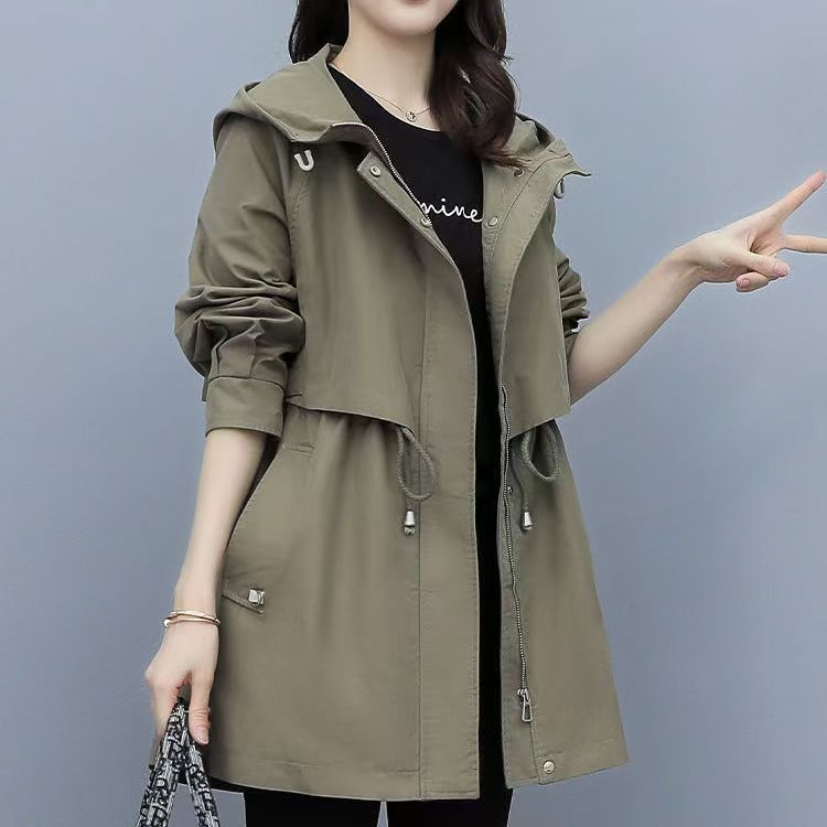 H3034 Korean style trench coat