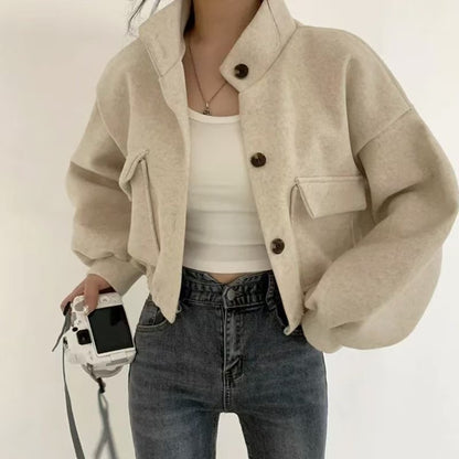 H3036 Korean style trench coat