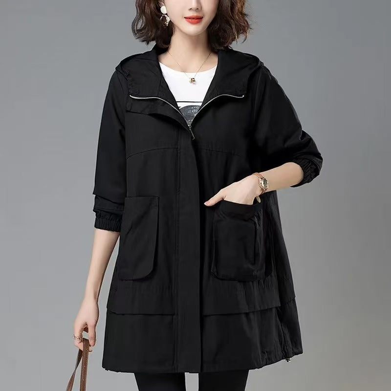 H3044 Korean style trench coat