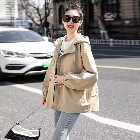 H3054 Casual trench coat