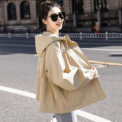 H3053 Casual trench coat
