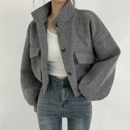 H3059 Casual trench coat