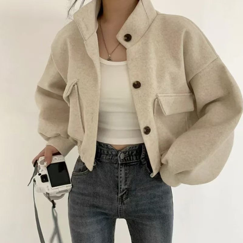 H3059 Casual trench coat