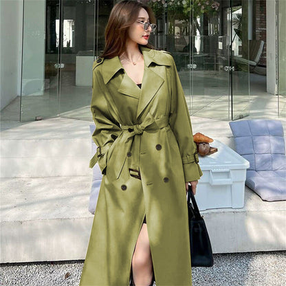 H3076 Casual trench coat