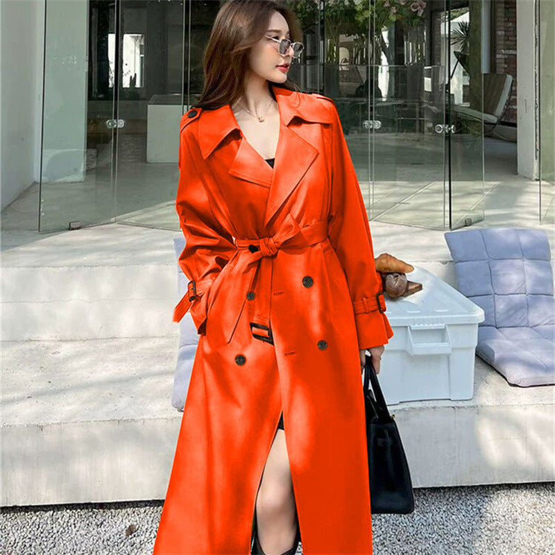H3079 Casual trench coat