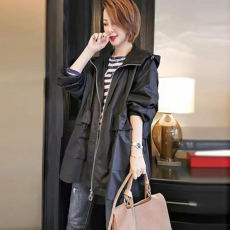H3142 Casual trench coat