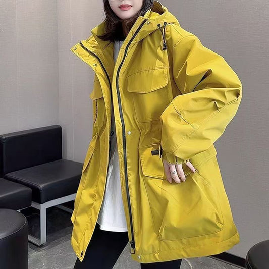 H3142 Casual trench coat
