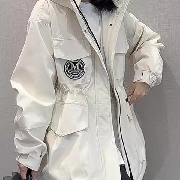 H3143 Casual trench coat