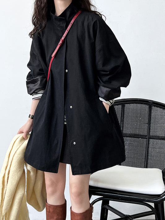 H3168 Casual trench coat