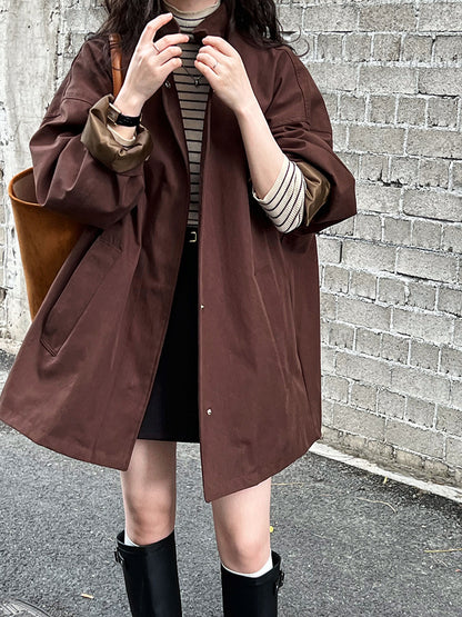 H3169 Casual trench coat