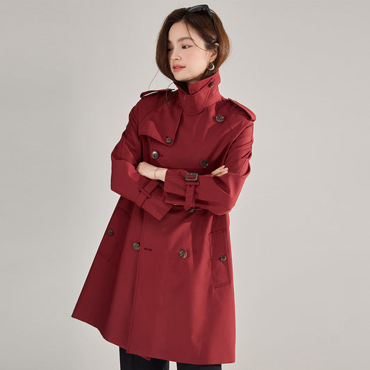 H3169 Casual trench coat