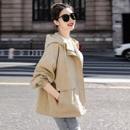 H3171 Casual trench coat