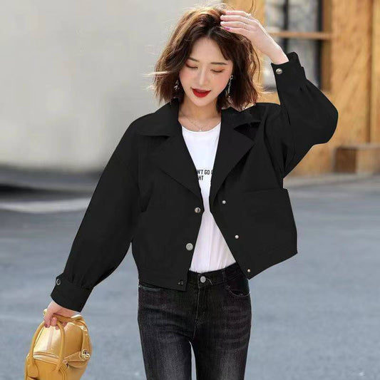 H3180 Casual trench coat