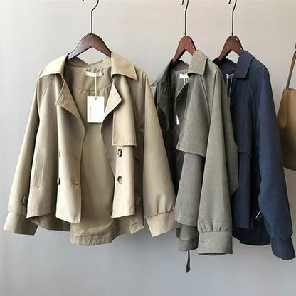 H3217 Casual and stylish trench coat