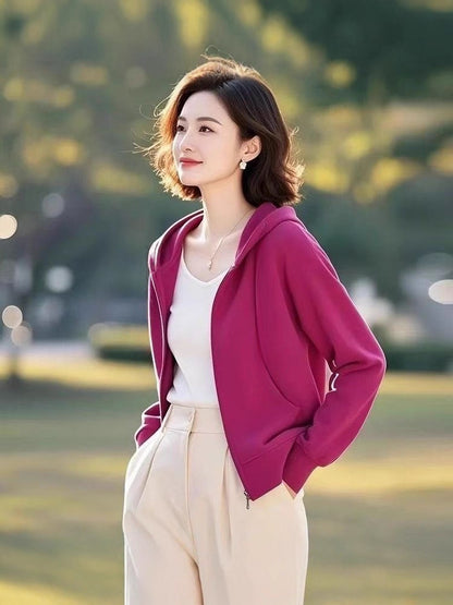 H3276 Casual hoodie jacket