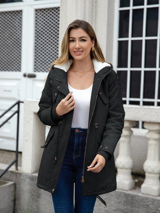 H3336 Warm cotton-padded coat