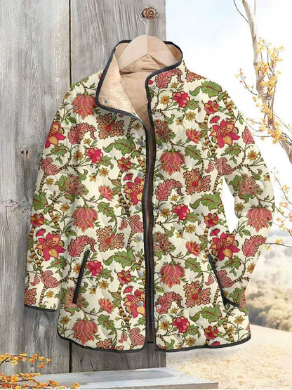H3343 Warm cotton-padded coat