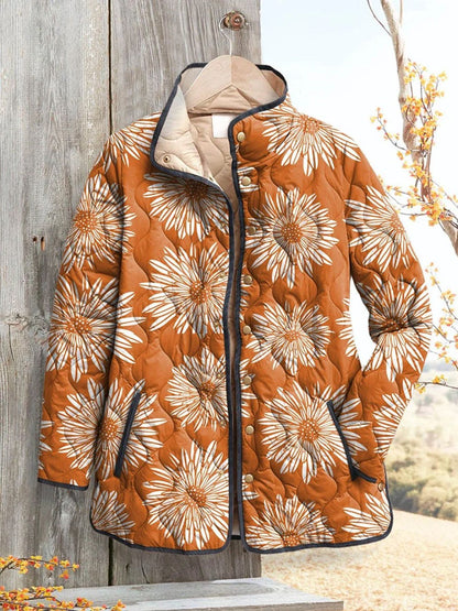 H3346 Warm cotton-padded coat