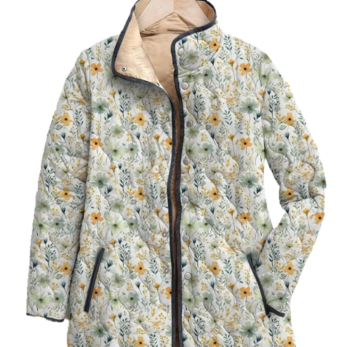 H3358 Warm cotton-padded coat