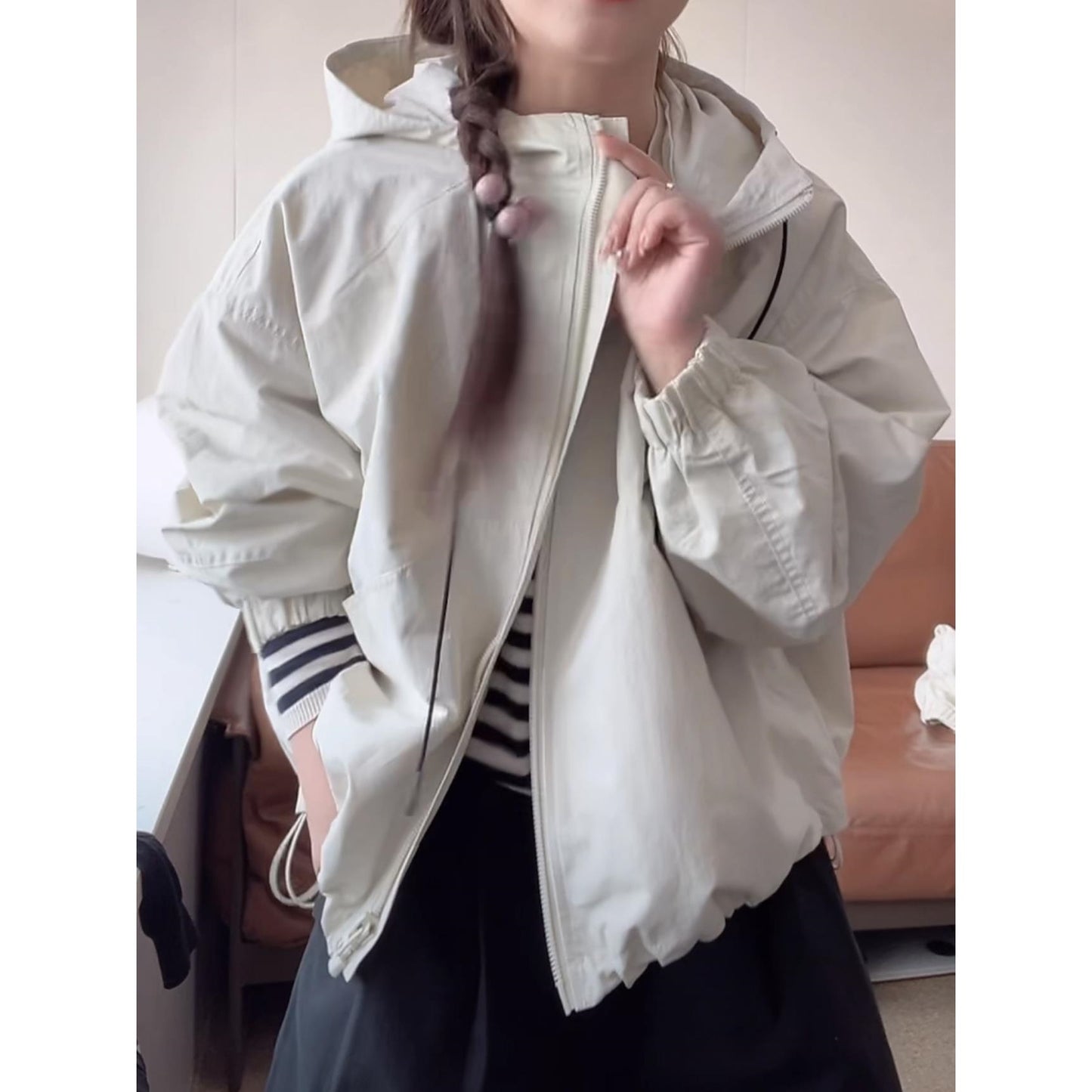 H3403 trench coat jacket