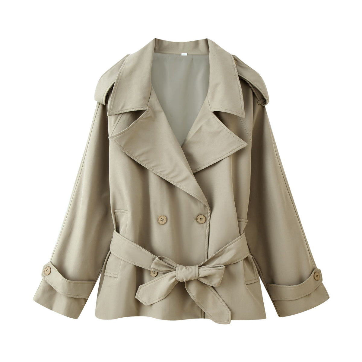 H3508 Suit collar trench coat