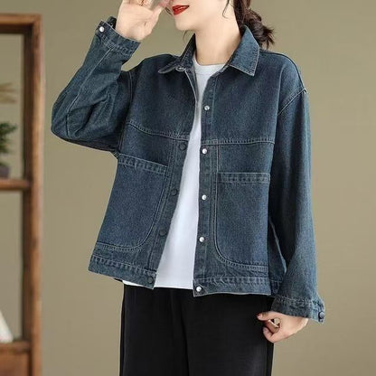 H3622 Women's denim jacket