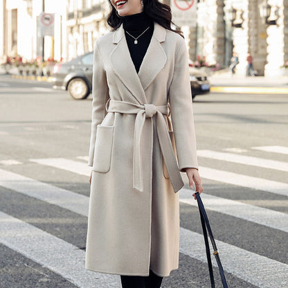 H3854 Women's cashmere coat