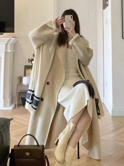 H3861 Women's cashmere coat
