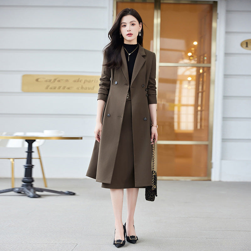 H3865 Women's cashmere coat