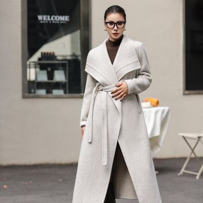 H3869 Women's cashmere coat