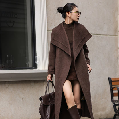 H3867 Women's cashmere coat