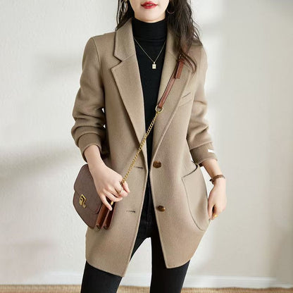 H3871 Women's cashmere coat