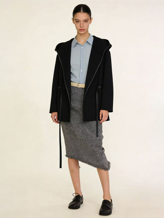 H3876 Women's cashmere coat