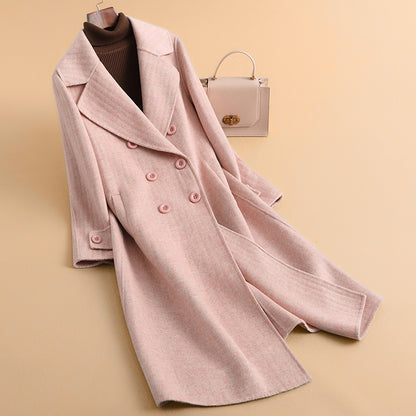 H3919 Women's cashmere coat