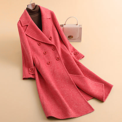 H3885 Women's cashmere coat