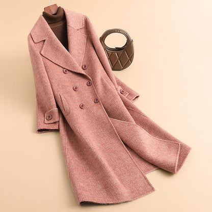 H3885 Women's cashmere coat