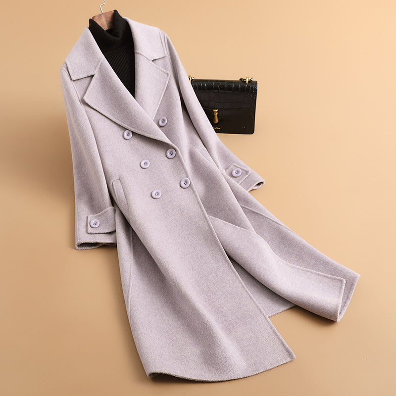 H3887 Women's cashmere coat