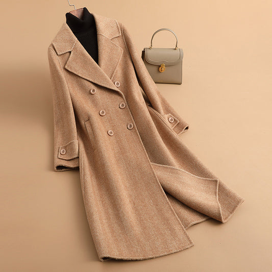 H3887 Women's cashmere coat