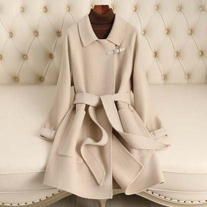 H3889 Women's cashmere coat