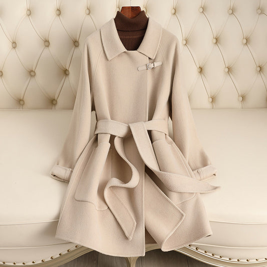 H3891 Women's cashmere coat