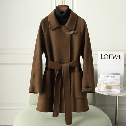 H3890 Women's cashmere coat