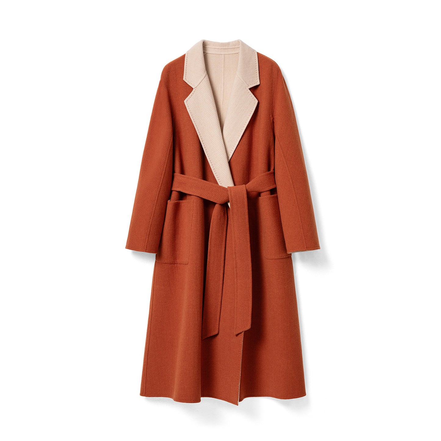 H3894 Women's cashmere coat