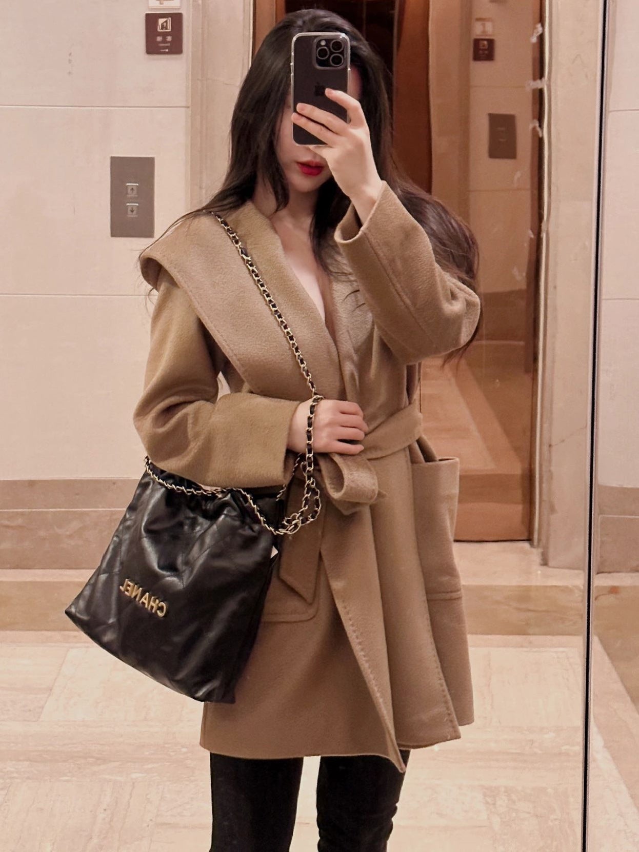 H3910 cashmere coat
