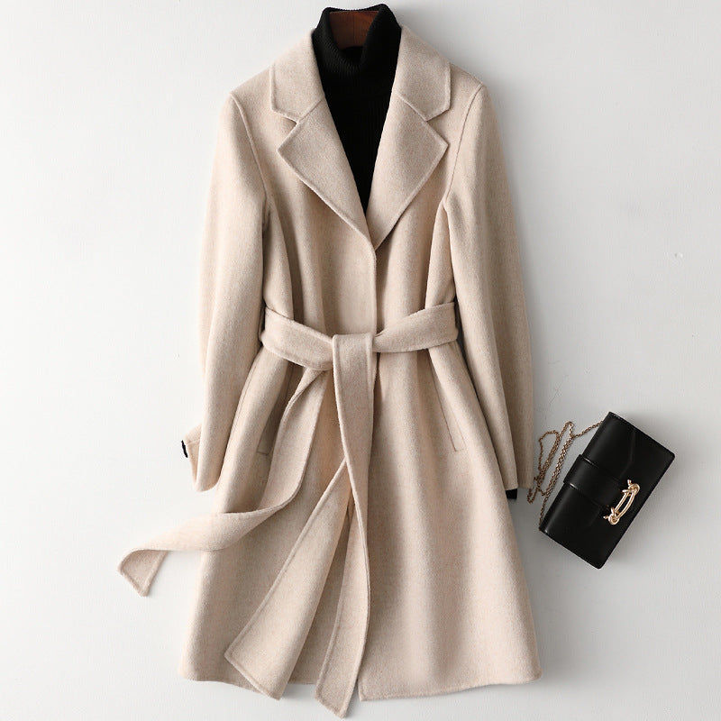 H3926 Women's cashmere coat