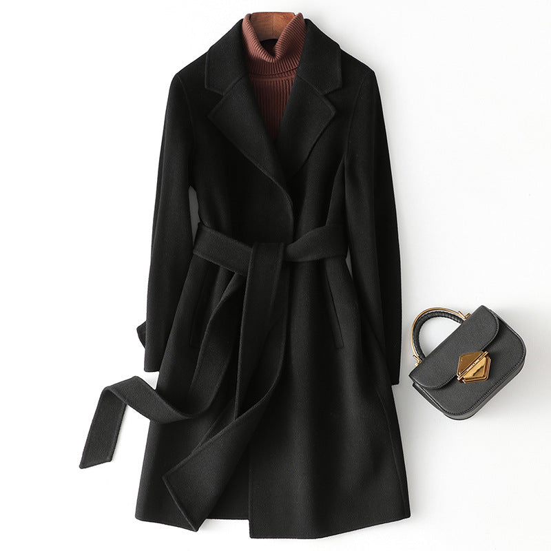H3926 Women's cashmere coat