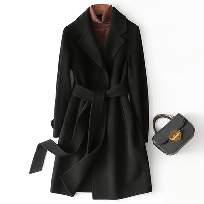 H3926 Women's cashmere coat