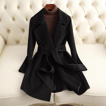 H3928 Women's cashmere coat