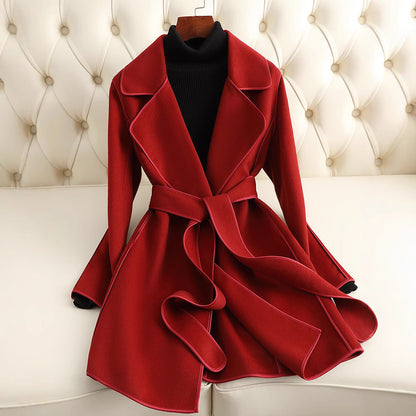 H3931 Women's cashmere coat
