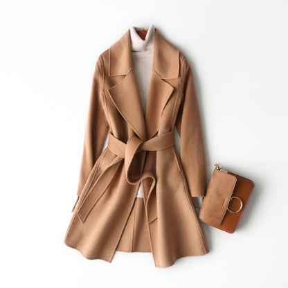 H3933 Women's cashmere coat